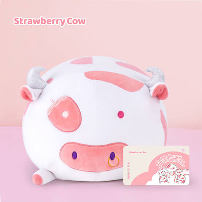 Strawberry Cow Stuffed Animal Kawaii Plush Toy