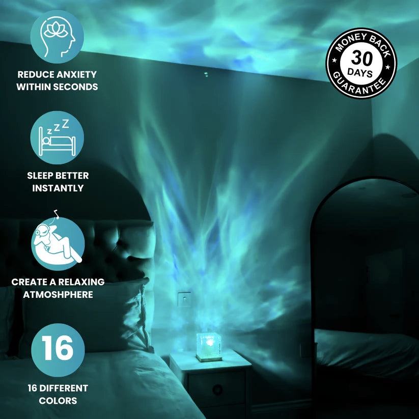 CuteeeShop Ocean Wave Projector Light