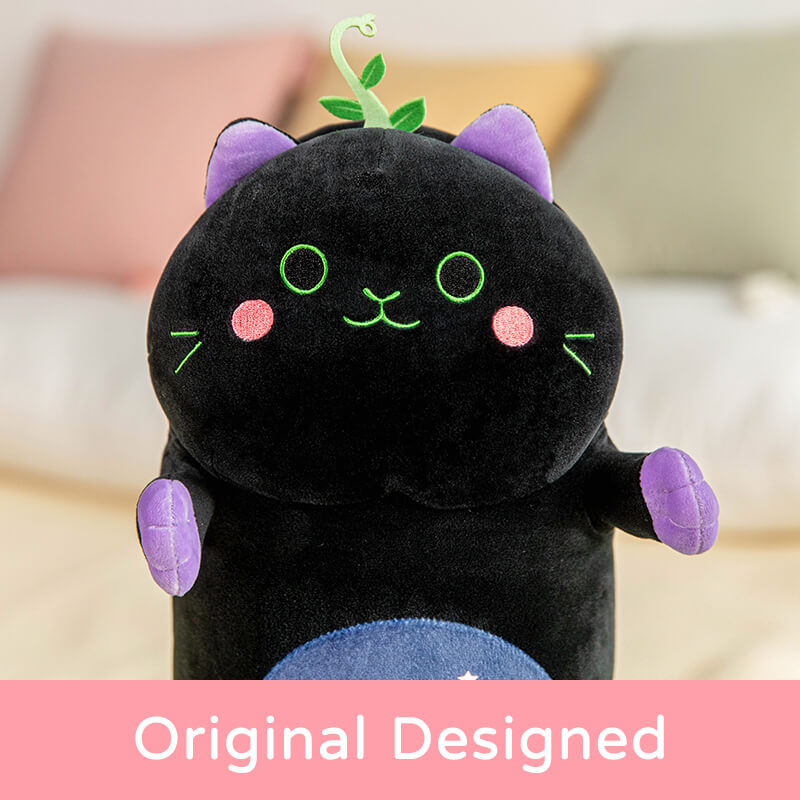 Mewaii™ Original Design Devil Mint long Cat Stuffed Animal Kawaii Plush Pillow Squish Toy