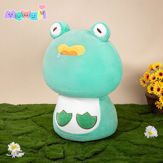 Cuteeeshop Mewaii Mushroom Family Frog Stuffed Animal Kawaii Plush Pillow Squish Toy