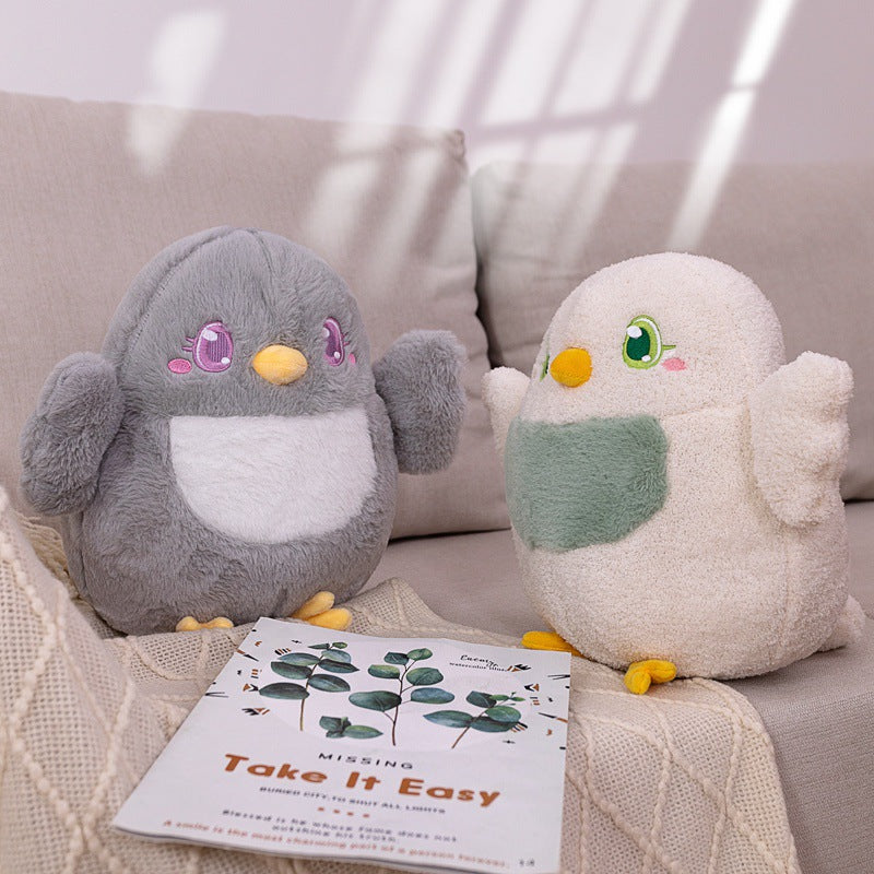 Cuteeeshop Tit Bird Stuffed Animal Kawaii Plush Pillow Squish Toy