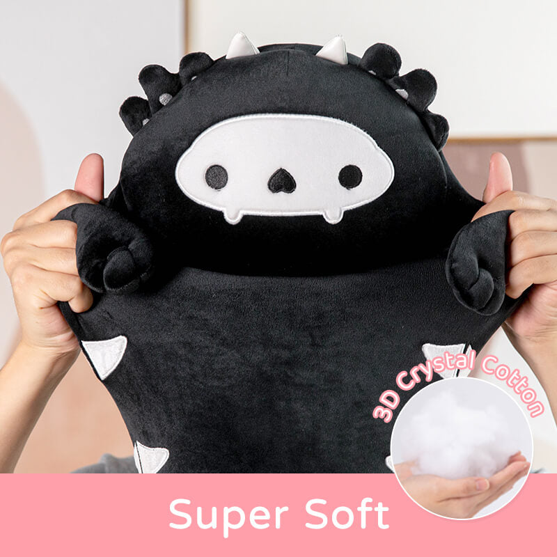 Mewaii™ Original Design Skeleton Axolotl Kitten Stuffed Long Cat Animal Kawaii Plush Pillow Squish Toy