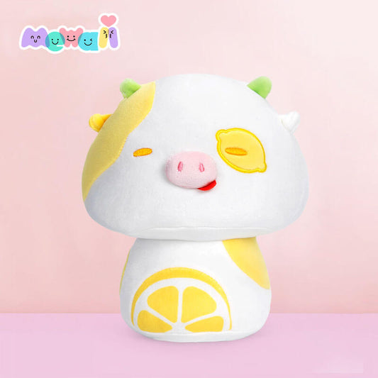 Mewaii Mushroom Family Lemon Cow Kawaii Plush Pillow Squish Toy