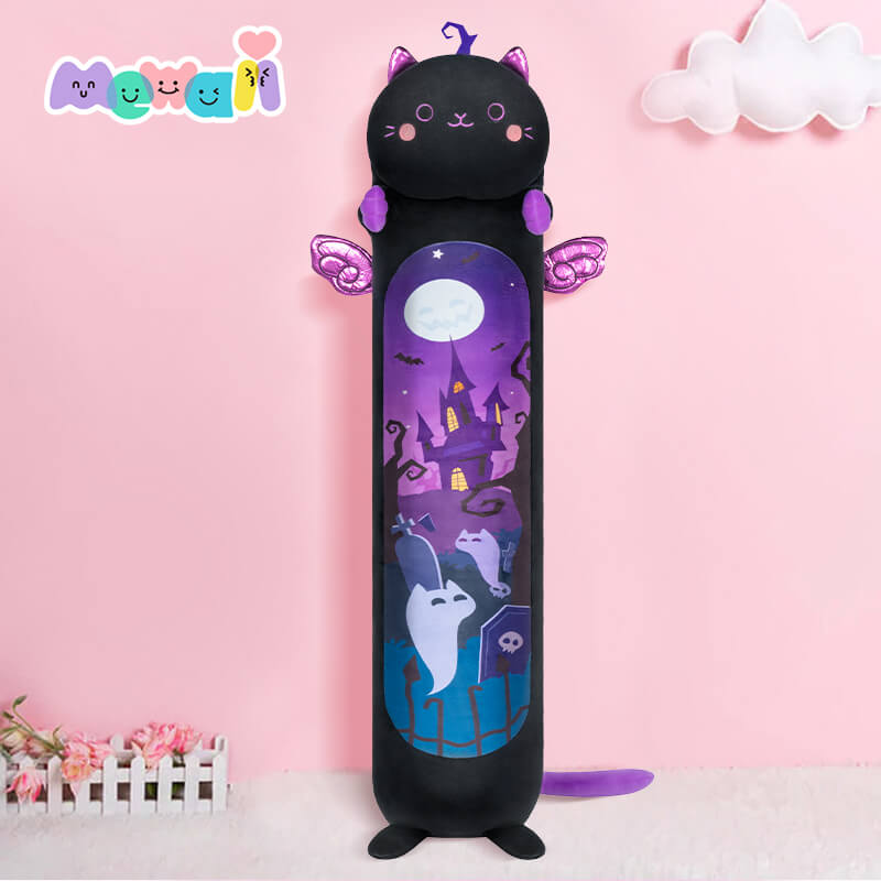 Mewaii Loooong Family Long Cat Kitten Stuffed Animal Kawaii Plush Pillow Squishy Toy List B