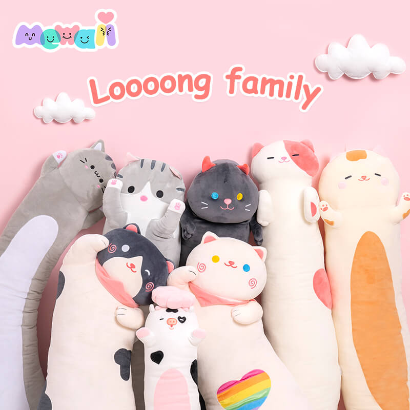 CAT MEWAII LONG Pillows Plush Toys Axolotl Stuffed Animals Doll Gift Kids  Xmas $30.34 - PicClick AU