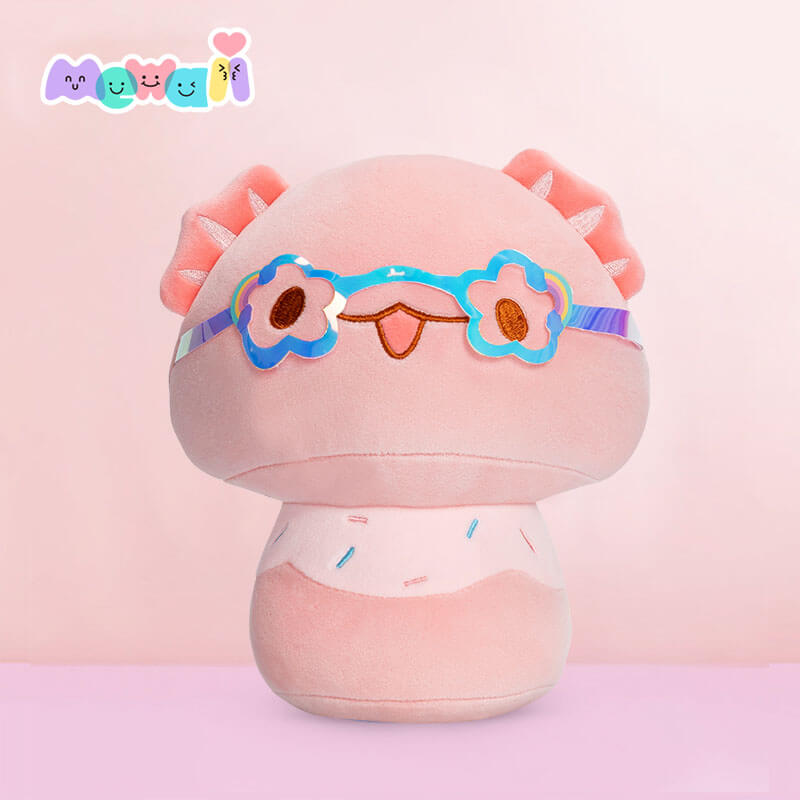 Mewaii Mushroom Family Stylish Axolotl Kawaii Plush Pillow Squish Toy