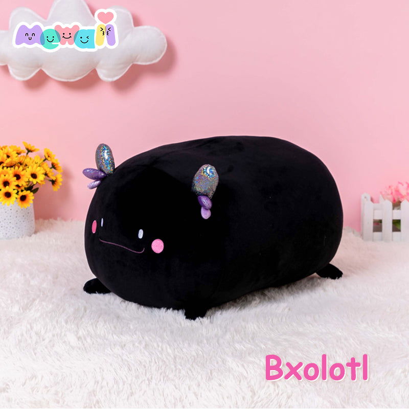 Mewaii™ Fluffffy Family Soft Pillow Original Puffy Black Axolotl Hacker Squish Toy