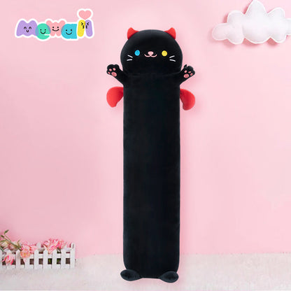 Mewaii Loooong Family Long Cat Kitten Stuffed Animal Kawaii Plush Pillow Squishy Toy List A
