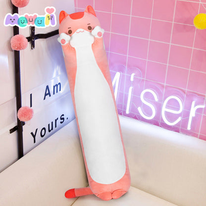Mewaii Loooong Family Long Cat Kitten Stuffed Animal Kawaii Plush Pillow Squishy Toy List B