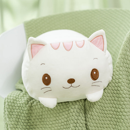 Cuteeeshop Plush Puffy Pillow Cute Zoo Animals Cat