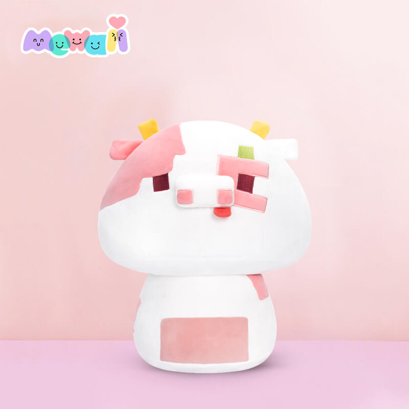Mewaii Mushroom Family Digital Cow Kawaii Plush Pillow Squish Toy
