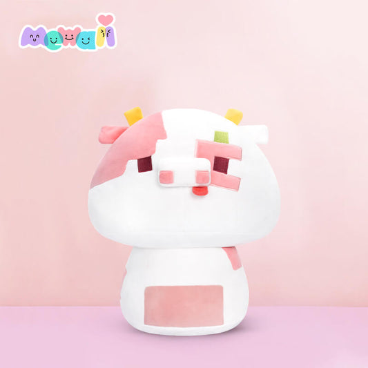 Mewaii Mushroom Family Digital Cow Kawaii Plush Pillow Squish Toy